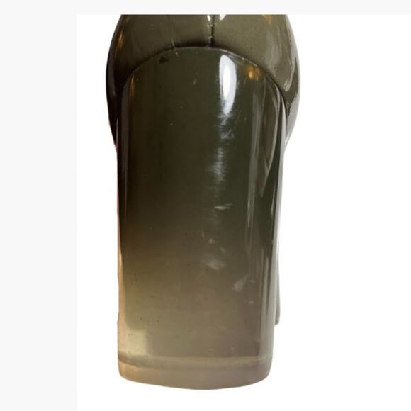 Tory Burch Banana Heel Shoes in Moss with Glassy Block Heels, Square Toes  7 EUC - Picture 9 of 12